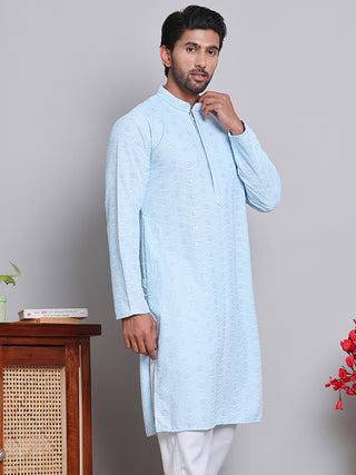 Men's Embroidered and Sequence Kurtas