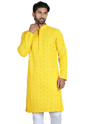 Men's Embroidered and Sequence Kurtas.