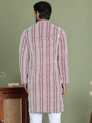 Embroidered and Mirror Work Kurtas.