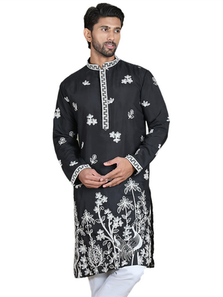 Floral Embroidered and Sequins Kurtas