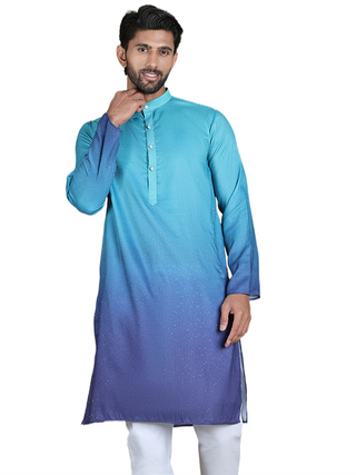 Sequins and Ombre Design Kurtas For Men