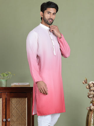 Sequins and Ombre Design Kurtas For Men
