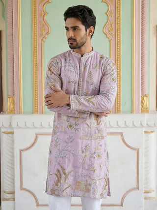 Floral Embroidered Straight Kurta
