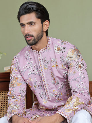 Floral Embroidered Straight Kurtas