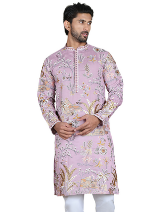 Floral Embroidered Straight Kurtas