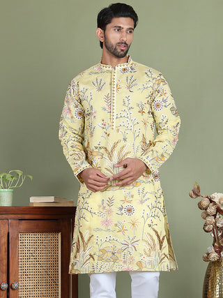 Floral Embroidered Straight Kurtas