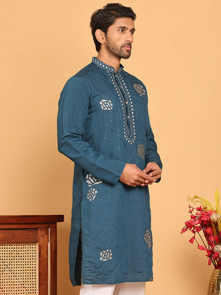 Men's Sequins and Embroidered Kurtas.