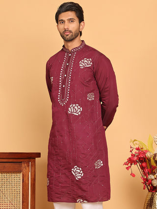 Men's Sequins and Embroidered Kurtas.