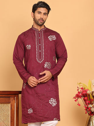 Men's Sequins and Embroidered Kurtas.