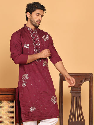Men's Sequins and Embroidered Kurtas.
