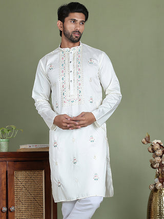 Men's Embroidered and Sequence Work Kurtas