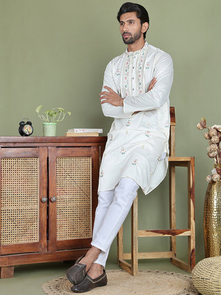 Men's Embroidered and Sequence Work Kurtas