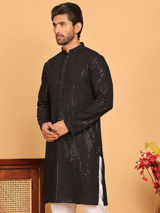Embroidered & Sequence Kurtas for Men