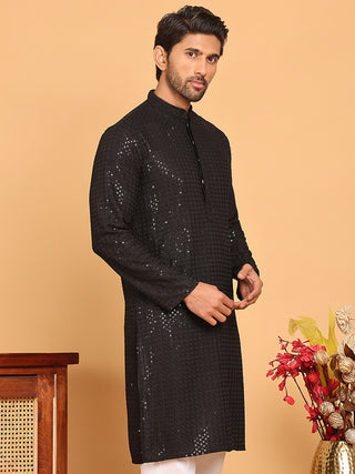 Embroidered & Sequence Kurtas for Men