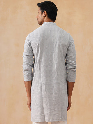 Embroidered & Sequence Kurta for Men