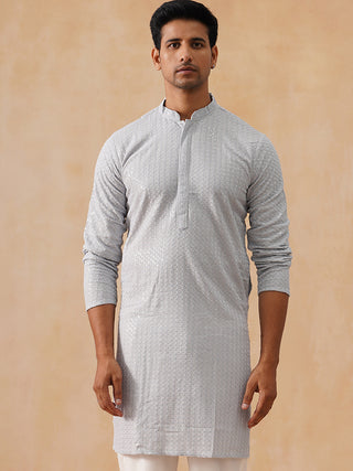 Embroidered & Sequence Kurta for Men