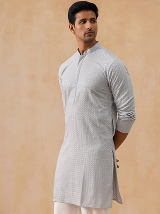 Embroidered & Sequence Kurta for Men