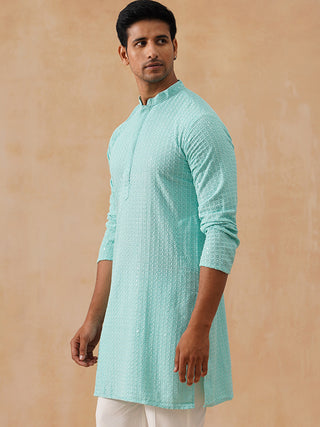 Embroidered & Sequence Kurta for Men