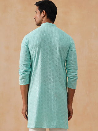 Embroidered & Sequence Kurta for Men