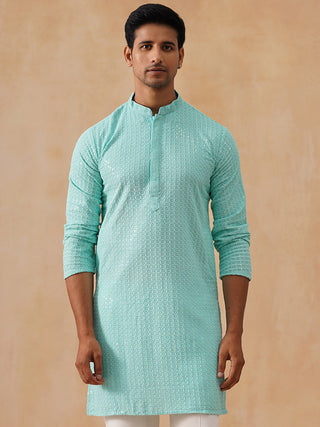 Embroidered & Sequence Kurta for Men