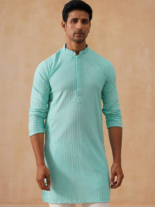 Embroidered & Sequence Kurta for Men