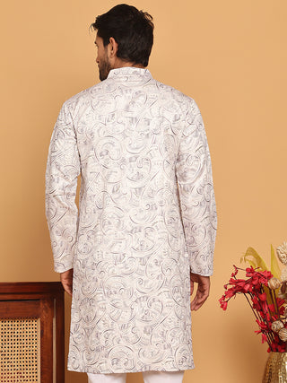 Embroidered & Sequins straight Kurtas