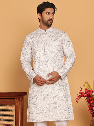 Embroidered & Sequins straight Kurtas