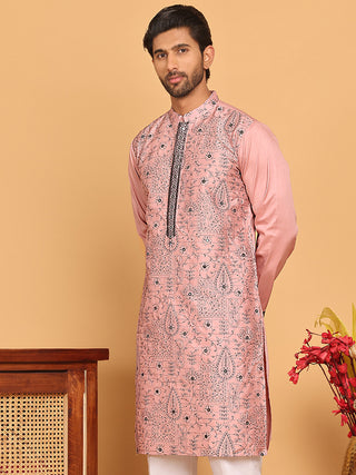 Embroidered & Sequins straight Kurtas