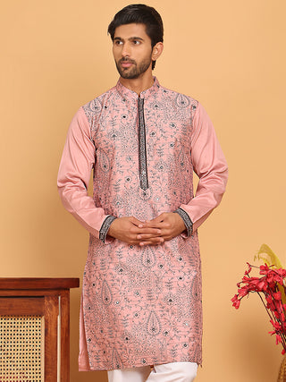 Embroidered & Sequins straight Kurtas