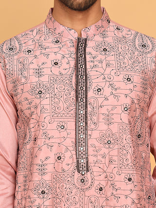 Embroidered & Sequins straight Kurtas