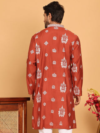 Embroidered Silk Blend Kurtas