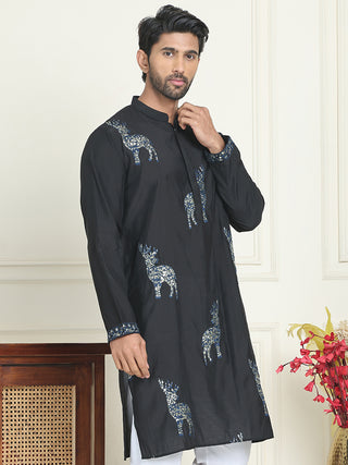 Animal Embroidered Kurtas.