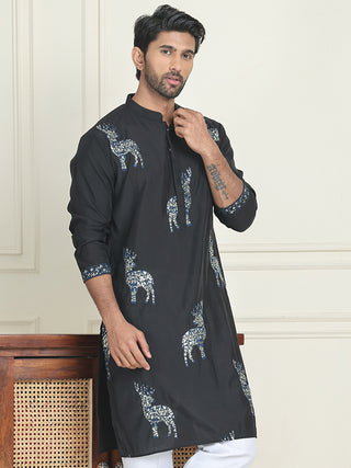 Animal Embroidered Kurtas.