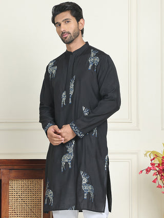 Animal Embroidered Kurtas.