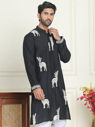 Animal Embroidered Kurtas.