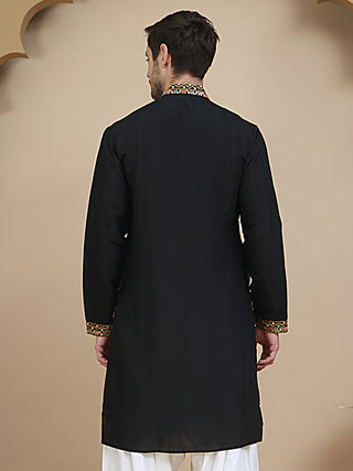 Floral Embroidered Straight Kurtas