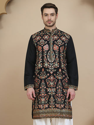 Floral Embroidered Straight Kurtas