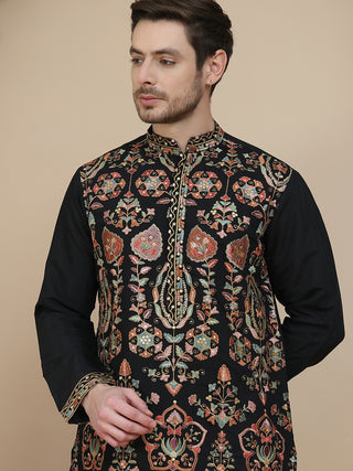 Floral Embroidered Straight Kurtas
