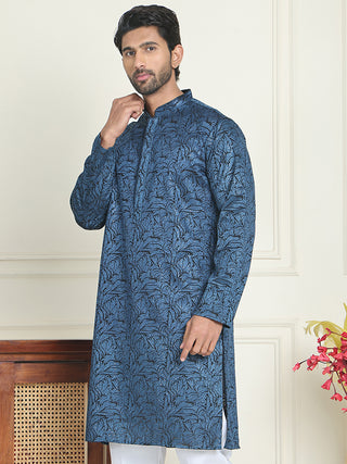 Embroidered & Sequins Straight Kurtas