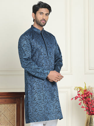 Embroidered & Sequins Straight Kurtas