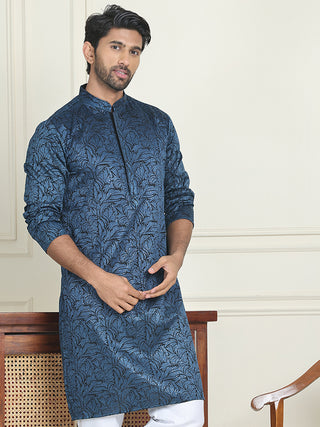 Embroidered & Sequins Straight Kurtas