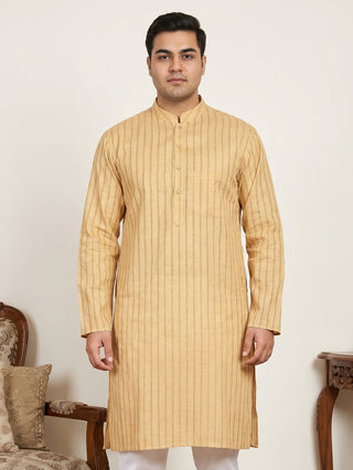 Men's Cotton Striped Kurta