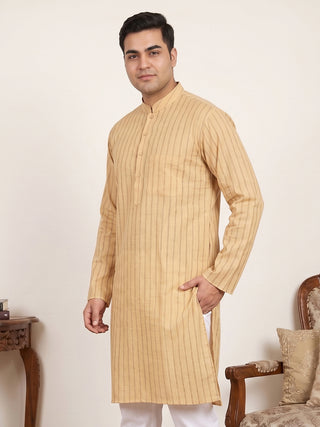 Men's Cotton Striped Kurta