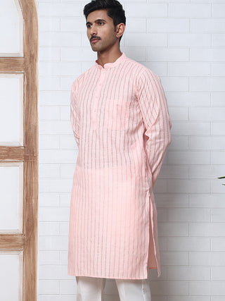 Men's Cotton Striped Kurta