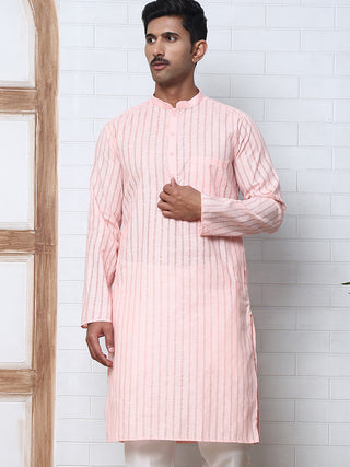 Men's Cotton Striped Kurta