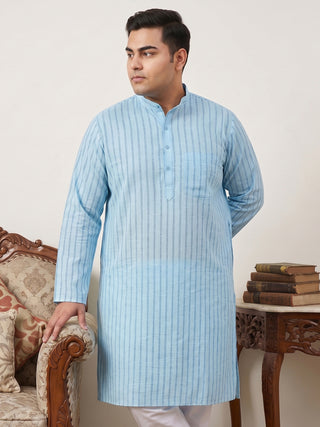 Men's Cotton Striped Kurta