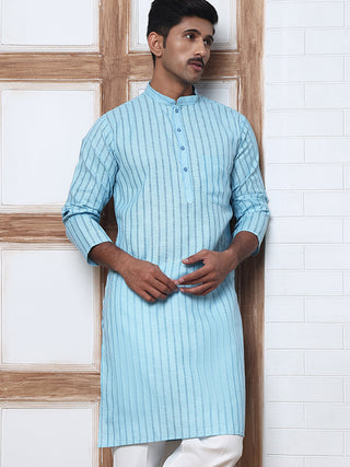 Men's Cotton Striped Kurta