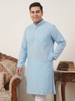 Men's Cotton Striped Kurta