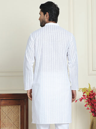 Men's Cotton Striped Kurtas