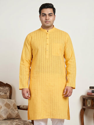 Men's Cotton Striped Kurta